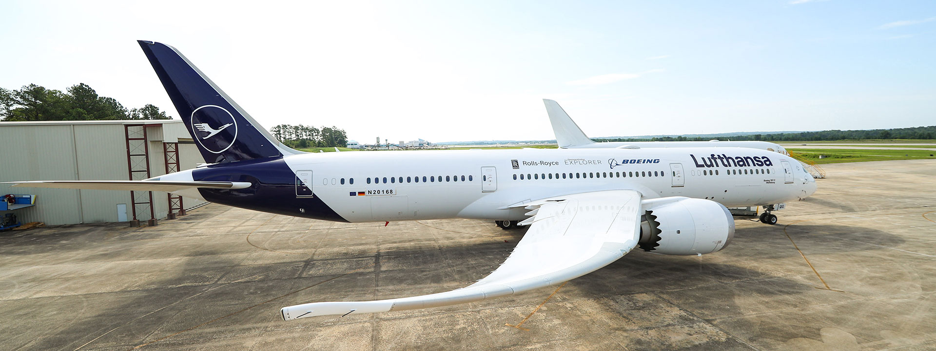 O avião ecoDemonstrator é um Boeing 787‑9