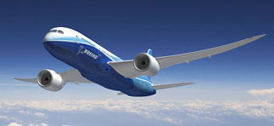 787 Dreamliner in flight