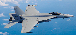 F/A-18E/F Super Hornet in flight.